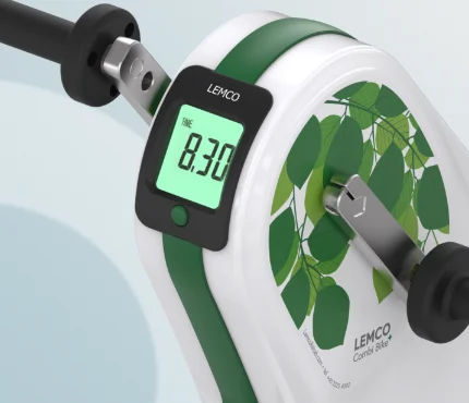 Træningscykel til kørestol og stol lemco Combi Bike Plus-display